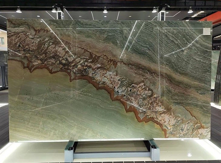 maestro green quartzite slab